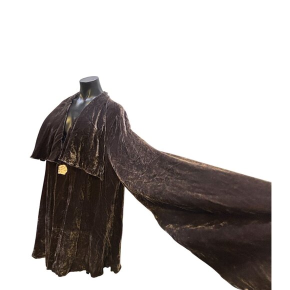 4 Love & Liberty JW Velvet Cardi Brown XL - Picture 6 of 9